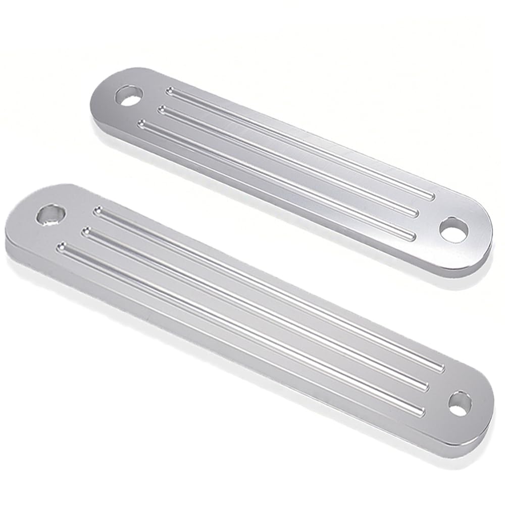 BARTOO TSP-1 & TSP-2DP Heckträgerplatten-Set für obere Stützlöcher und untere Bolzenlöcher (30,5 x 5,1 cm & 38,1 x 5,1 cm), 0,95 cm Dicke, Aluminiumguss, 2 Stück