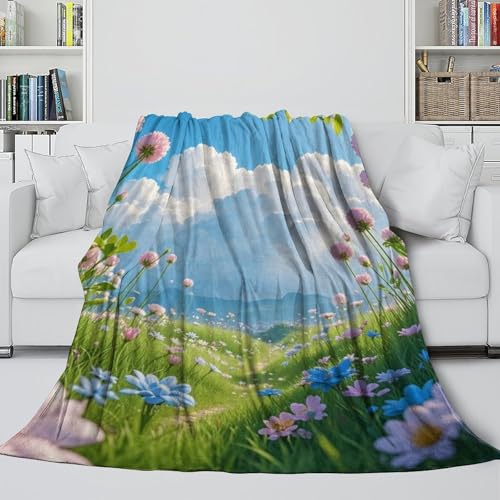 Couvertures microfibre moelleuses finitions soignées plaid Countryside Views - 5