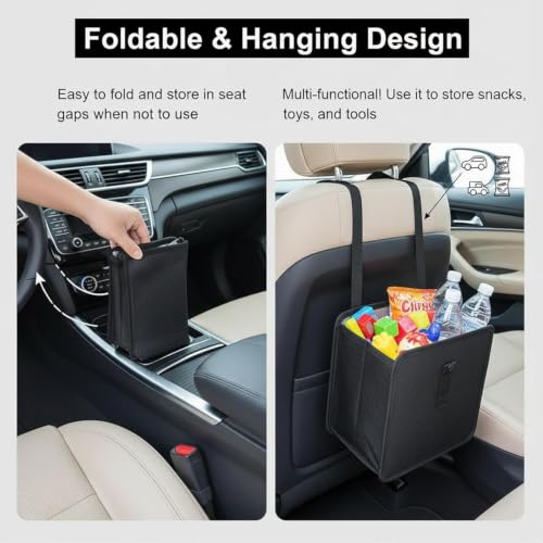 Papelera coche impermeable Citroen C4 SpaceTourer plegable 5