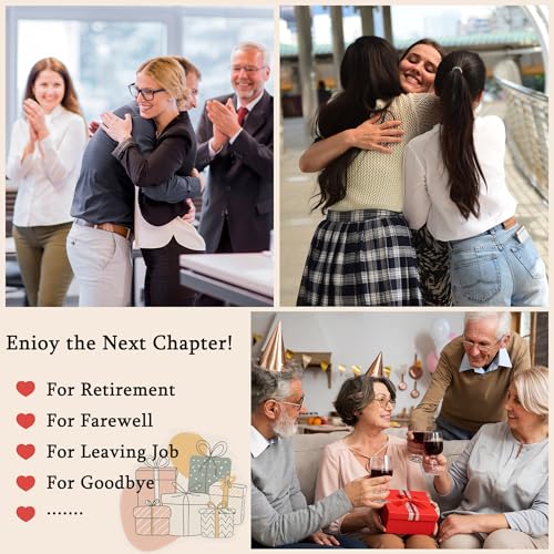 HGDEER Natural Stone Compass Bracelet for Women Girl, Birthday Graduation Christmas Retirement Farewell Goodbye Going Away Gift for Woman Friends with Message Card 7