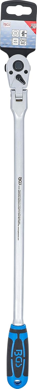 BGS 639 | Flexible Ratchet, lockable | extra long | external square 10 mm (3/8") | 457 mm