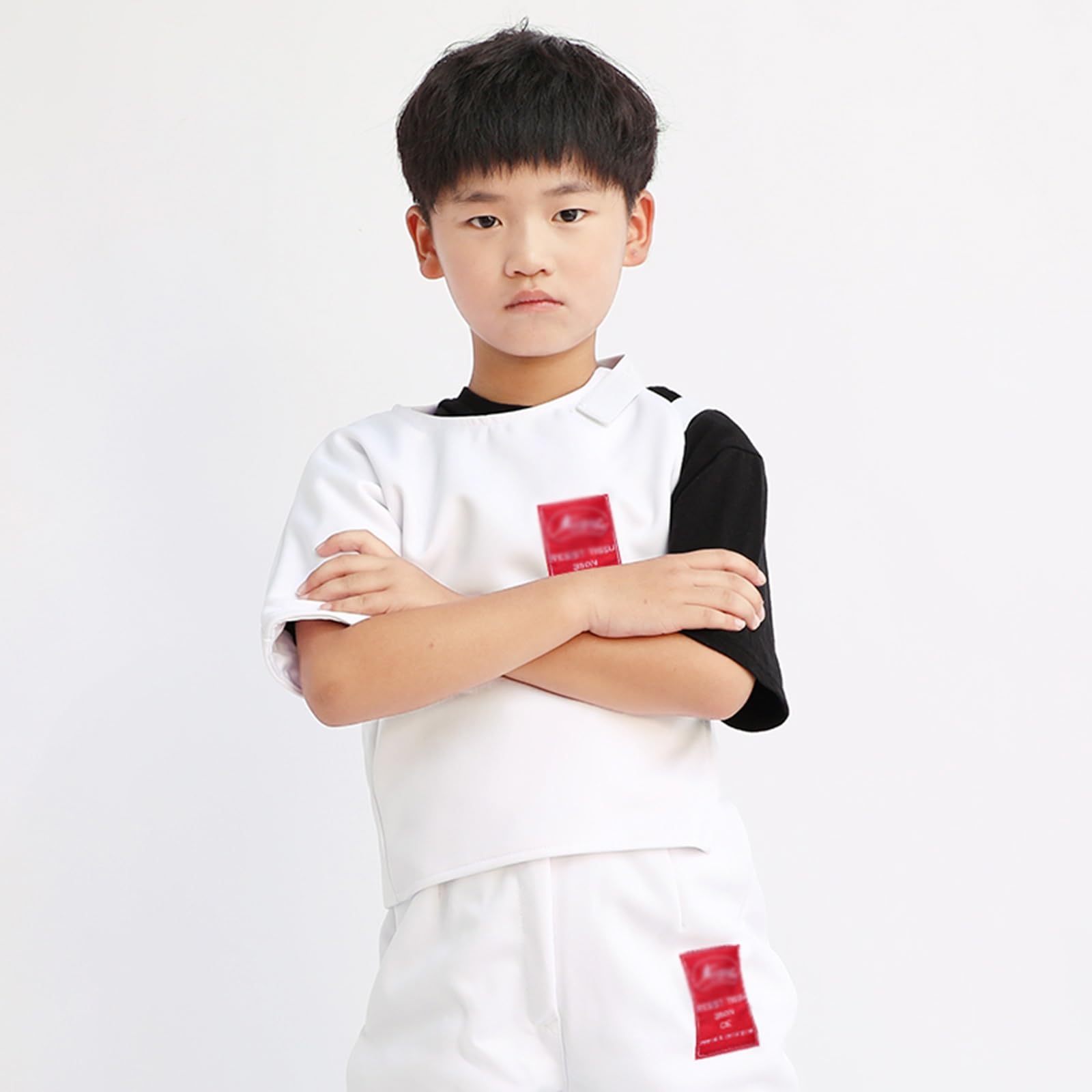 Gilet d'Escrime Équipement d'Entraînement Protection Aisselles Plastron Unisexe Adulte Enfant