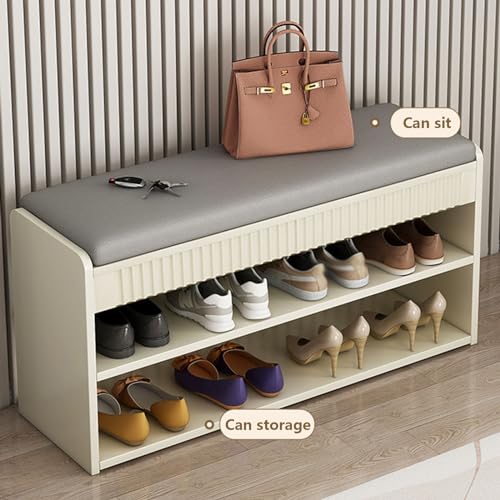 Rangement chaussures entrée compact 80cm pour optimiser et dégager le sol - 4