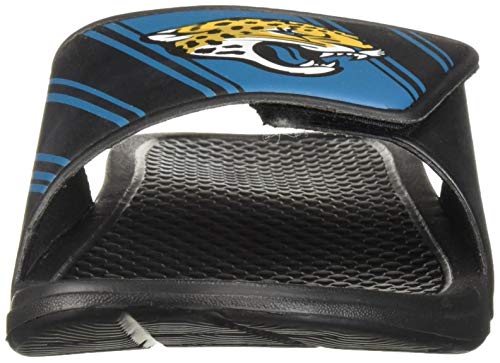 Image of FOCO mens NFL Team Logo Legacy Sport Slide Sandals