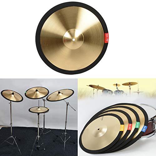 Drum Set Mute Hi-hat Cymbal Practice Dampener Pads 12 inch - Thumbnail 7