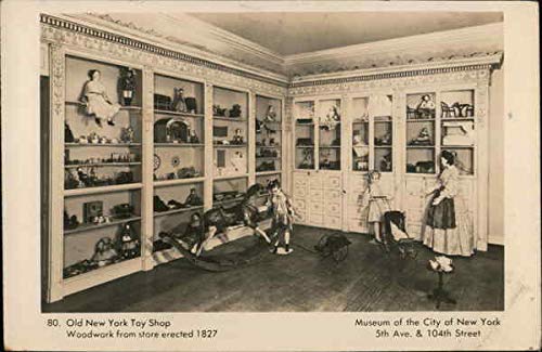 Old New York Toy Shop - Museum of the City of New York New York NY Original Antique Postcard