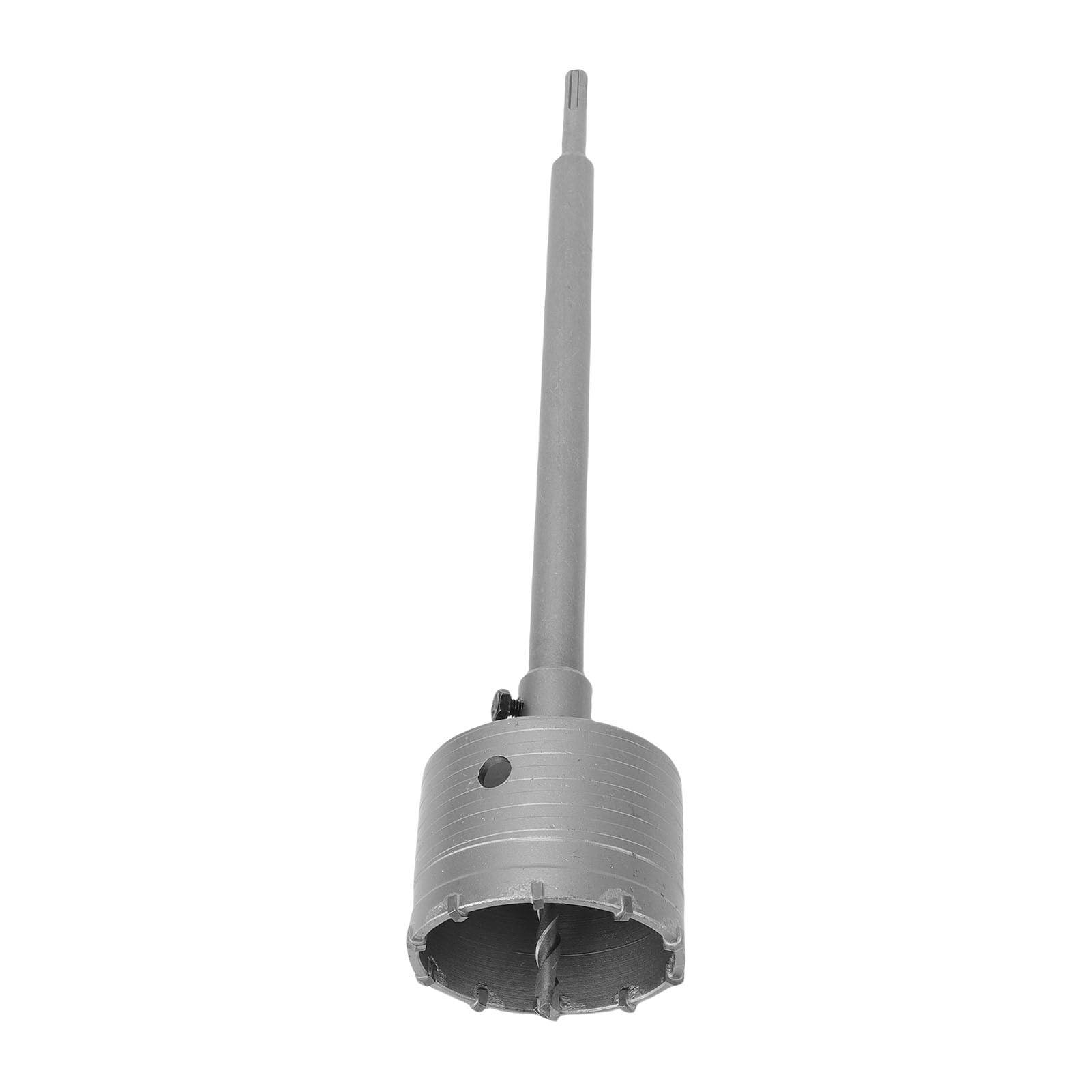 AMONIDA Scie Cloche à Béton de 100 Mm de 4 Pouces, Tige de Connexion à Tige Ronde de 350 Mm, Outil de Perçage de Mur de Pierre de Ciment de Brique en Béton avec Conception d'amélioration de l'