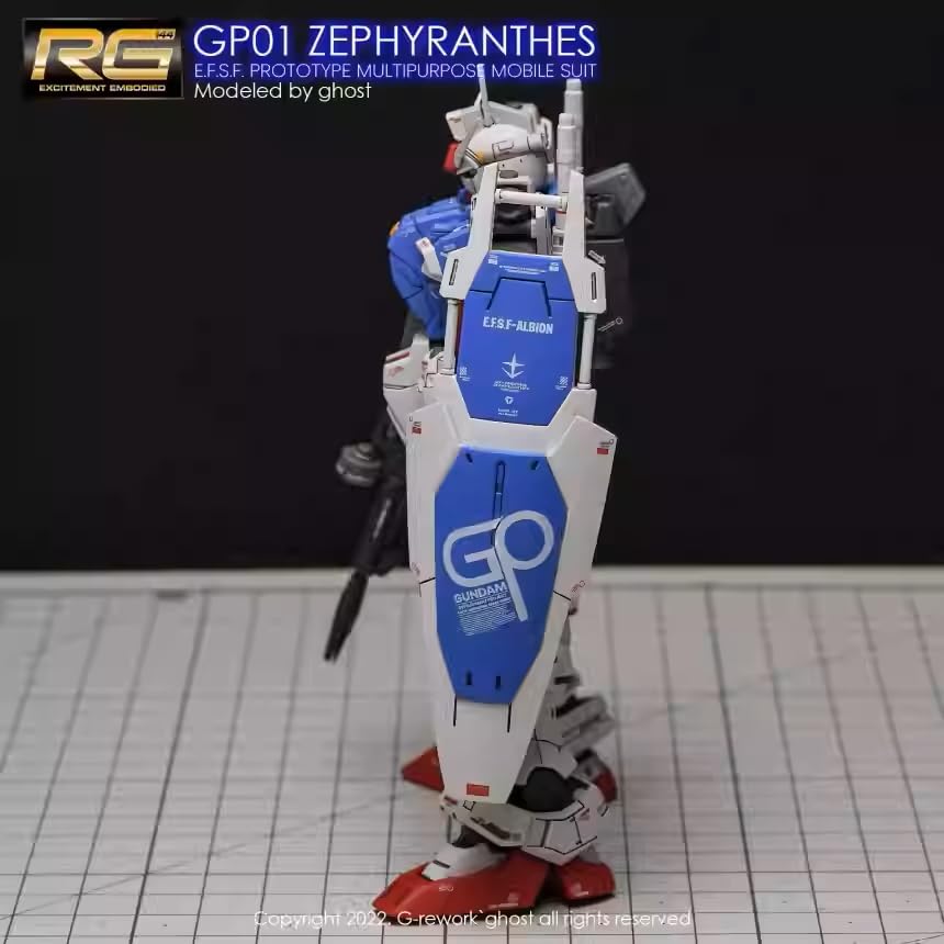 Amazon | ［RG 1：144］RX-78GP01 試作1号機ゼフィランサス 水転写式