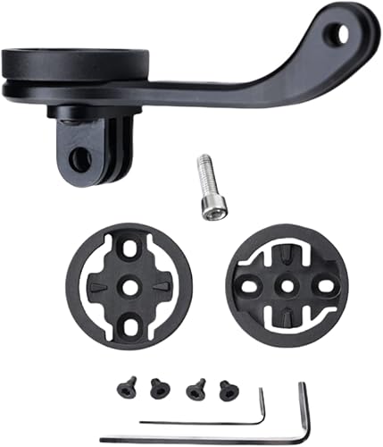 Soporte de montaje delantero para manubrio de bicicleta compatible con GarminMagen e C406 C206Bry tonWa hoo G Gbicicleta GPS con adaptador de