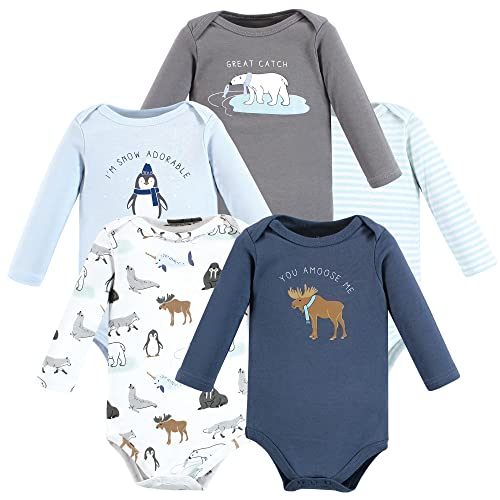 Image of Hudson Baby Unisex Baby Cotton Bodysuits