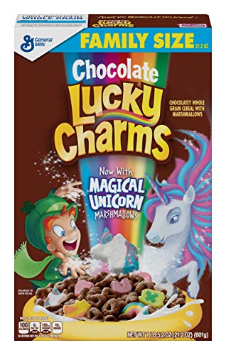 Chocolate Lucky Charms Cereal, 21.2 oz