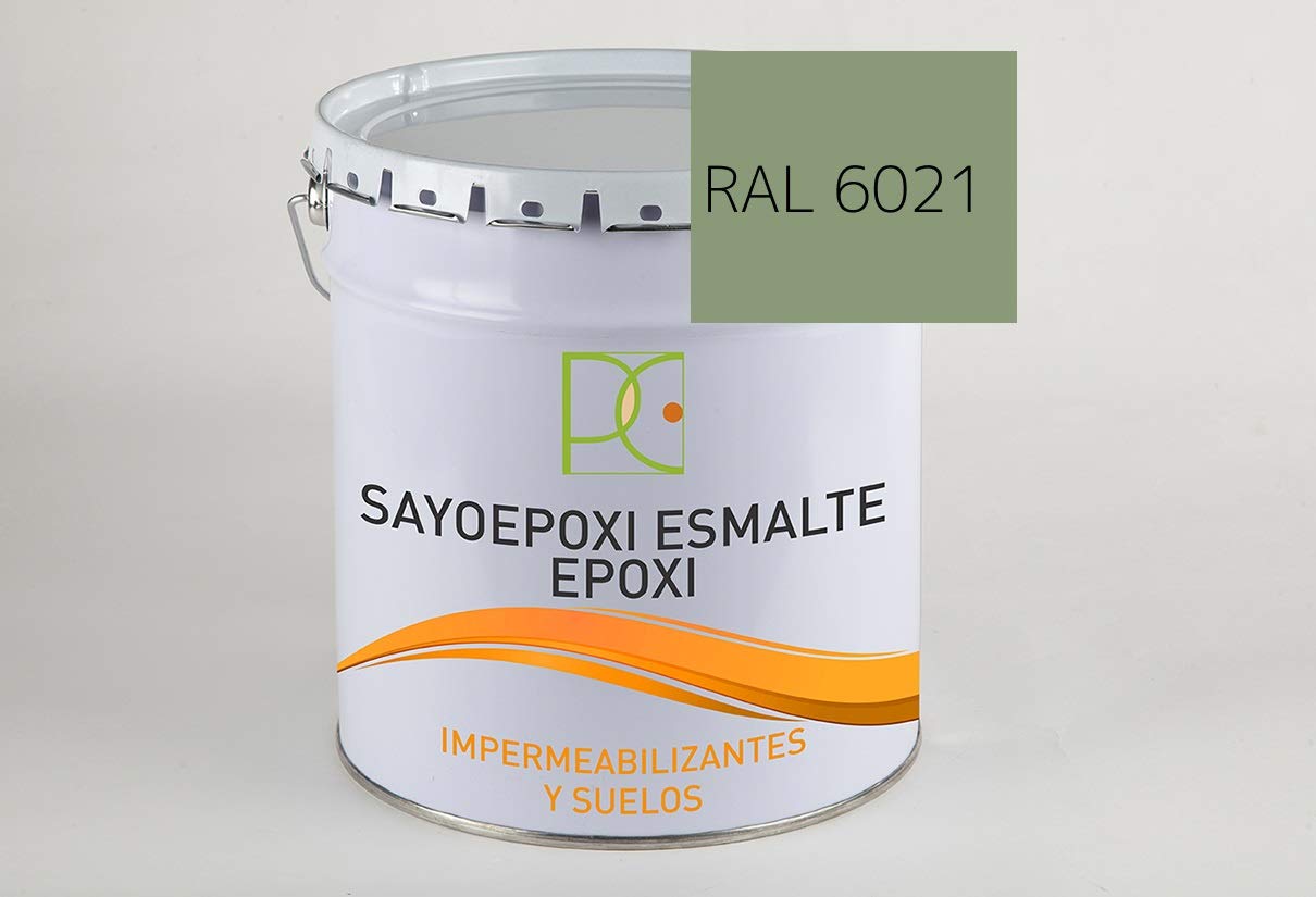 COLAMINA PINTURA EPOXI 2 COMP. PARA SUELOS COLOR VERDE CLARO 6 KG (4 kg. base + 2 kg. catalizador)