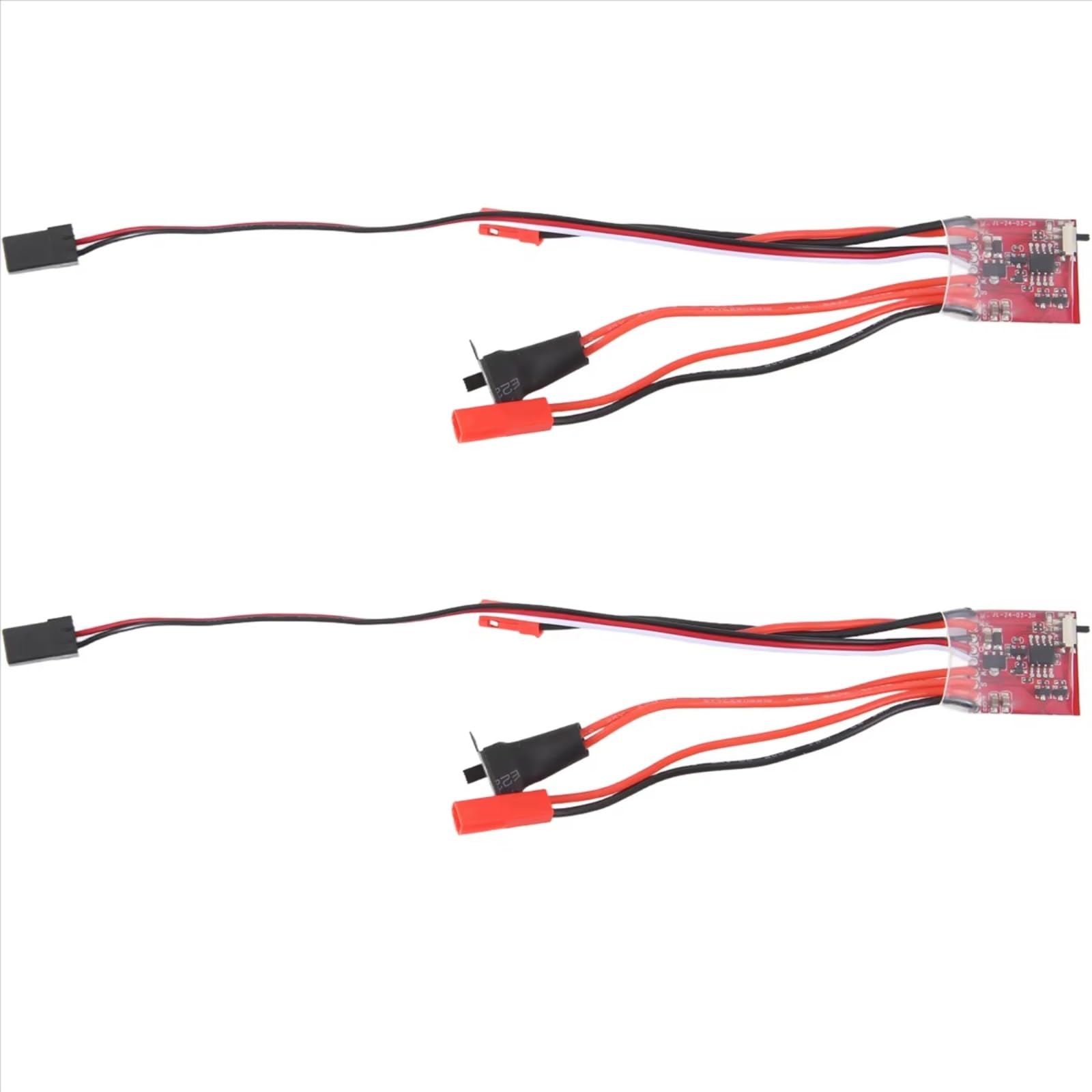 Veicolo ESC RC Per 1/16 1/18 1/24 30A 2 Pezzi RC Auto Per Carro Armato Pratico ESC Avanti Retromarcia Spazzola Freno Doppio Modo ESC Regolatore Velocità Motore Parti
