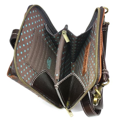 Image of CHALA Snap Crossbody RFID Protected Women Faux Leather Cellphone Purse with Adjustable Crossbody Strap