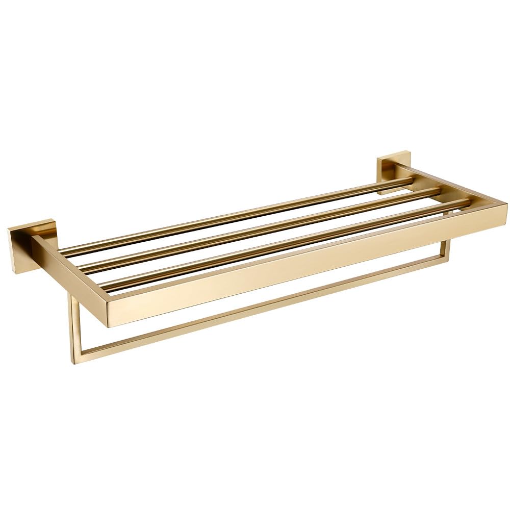 Ensemble de quincaillerie de salle de bain en or brossé 4 pièces en acier inoxydable