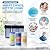 Max Water 3 Stage (Sediment, Tannin/Nitrate, Odor & Improving Taste) Whole House (10 inch x 4.5 inch), Water Filtration System with Double O Ring Housing - Sediment + Anion + GAC - 1" Inlet/Outlet