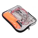 FOYTOKI 1Set Heavy Duty Fishing Lock Clip Stainless Steel with Clips Durable Fishing Buckle for Secure Fish Retention Essential Fishing Tool for All Occasions