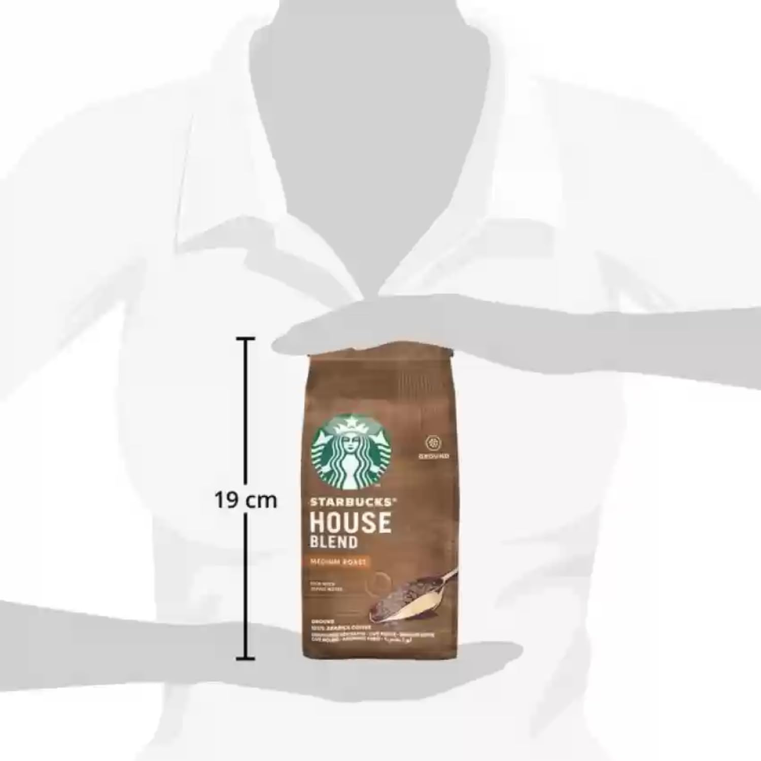 Star.bucks House Blend Medium Roast Whole Bean Coffee, 100