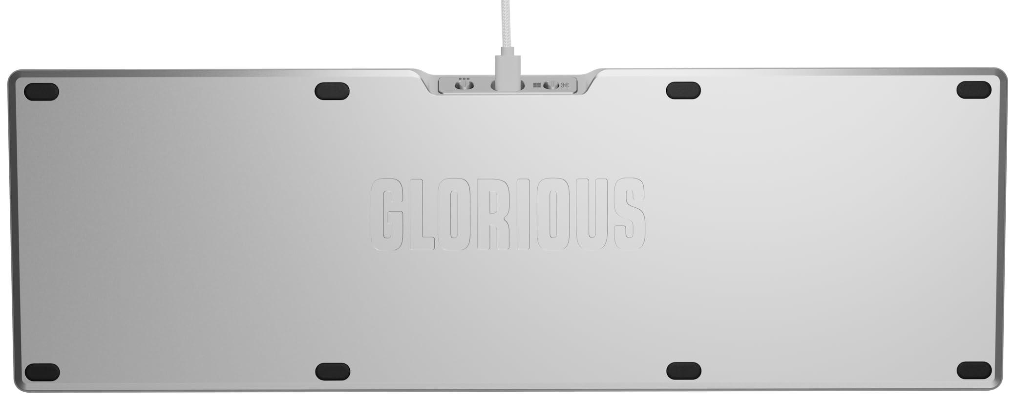 GLORIOUS Gaming GMMK 3 PRO Barebones Kit Tastiera Personalizzabile, guarnizioni e scocca in modulari, 100% Hot Swap, Schiuma smorzante, Piastra Switch, ANSI/USA - Layout