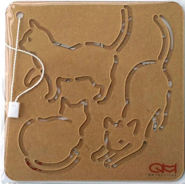 Notions - QH Textiles - Sashiko Stencil - Neko (Cat) - Large Size (2) - QS2019-20