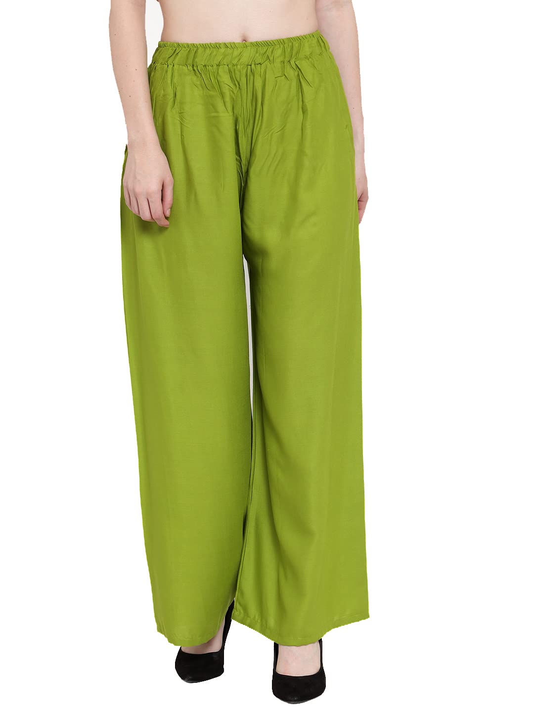 tag-7 Green Flared Palazzo-picture-49