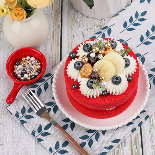Image of Sprinkles Pearl Mix 4 Colors for Cake Decorating, Gold White and Silver Sprinkles Black Pearl for Baking Cake Cupcake Cookie Ice Cream Brownie Decoration 116gm