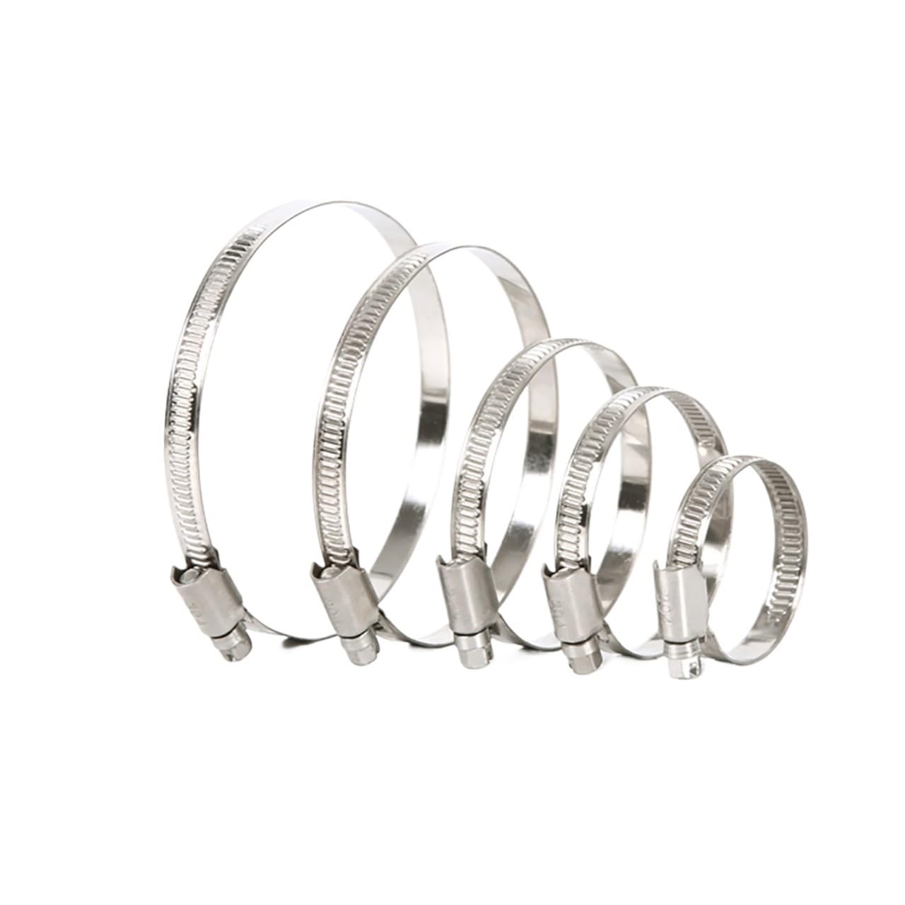 Pipe clamp,304 Stainless Steel Clamp(10pcs M8-12mm)(5pcs M140 160mm)