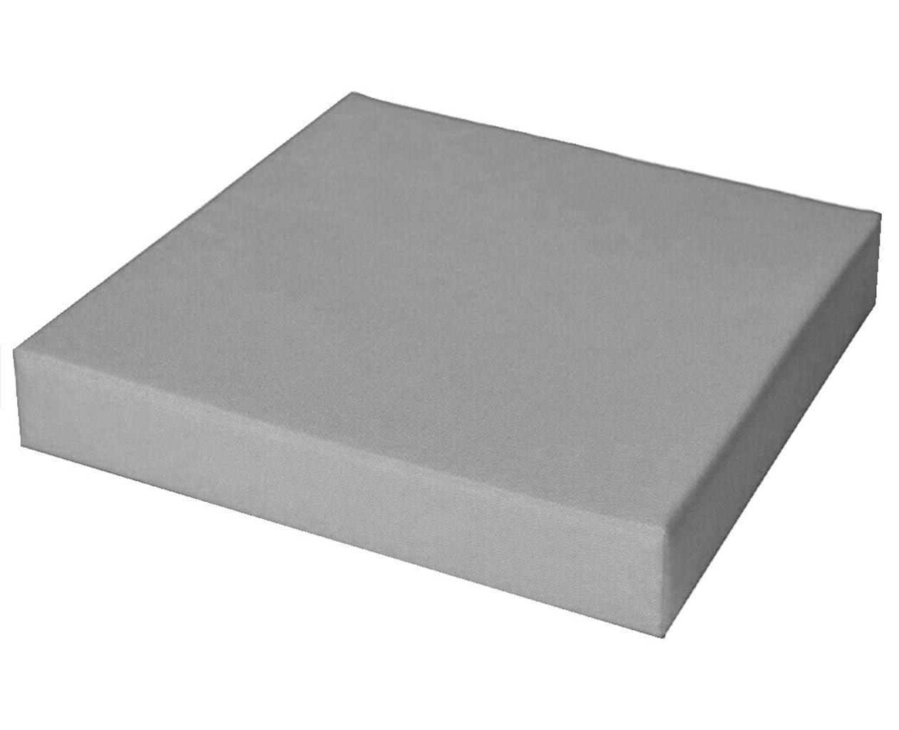 Goldstar Waterproof Seat Pad 4cm Thick Rattan Garden Furniture Outdoor Indoor Foam Filled Cushion Removable Zip Cover (43 x 43cm/17"x 17", Grey)
