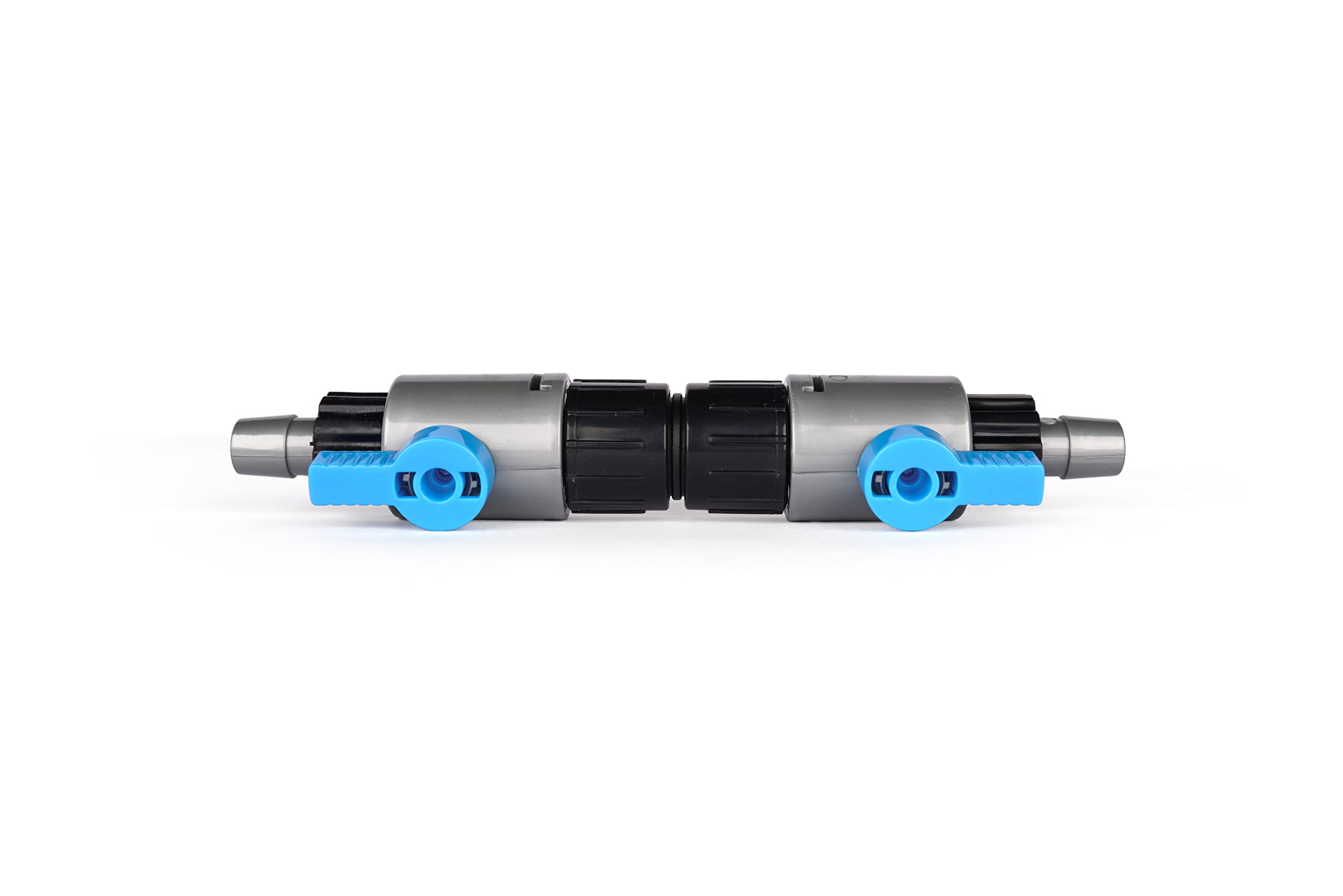 LANDEN Conector de doble pestaña para acuario, conector de manguera de filtro de recipiente, control de flujo de agua de pecera, válvula de liberación rápida,