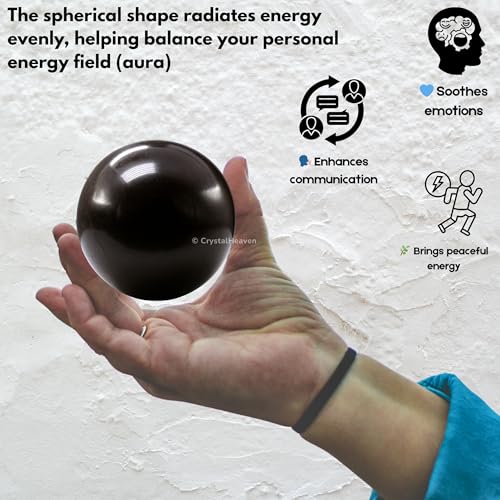 Image of Certified Crystal Garnet Ball for Meditation - Premium Crystal Vastu Items for Home and Feng Shui Items for Good Luck - Ideal for Pooja Supplies and Spiritual Practices (2 inch Inch)