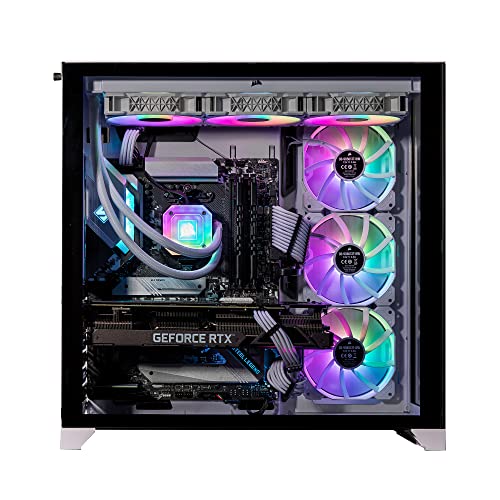 Image of Velztorm Lux Gaming Desktop PC (AMD Ryzen 9 5950X, GeForce RTX 5090, 32GB DDR4, 2TB PCIe SSD, 360mm AIO, 1000W PSU, RJ-45, 1 Display Port, HDMI, Win 11 Pro)