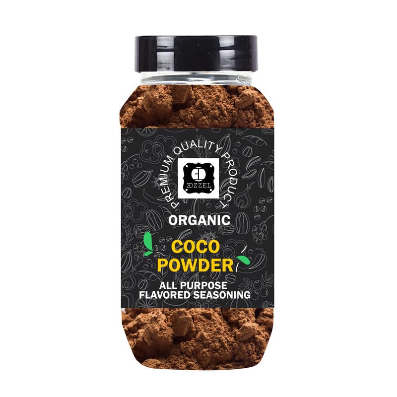 EDZZEL Polvo de coco natural de 283.5 g (juego de 1)