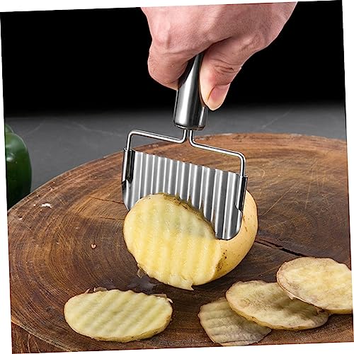 Cortador ondulado para papas y vegetales 2 piezas miniatura 2