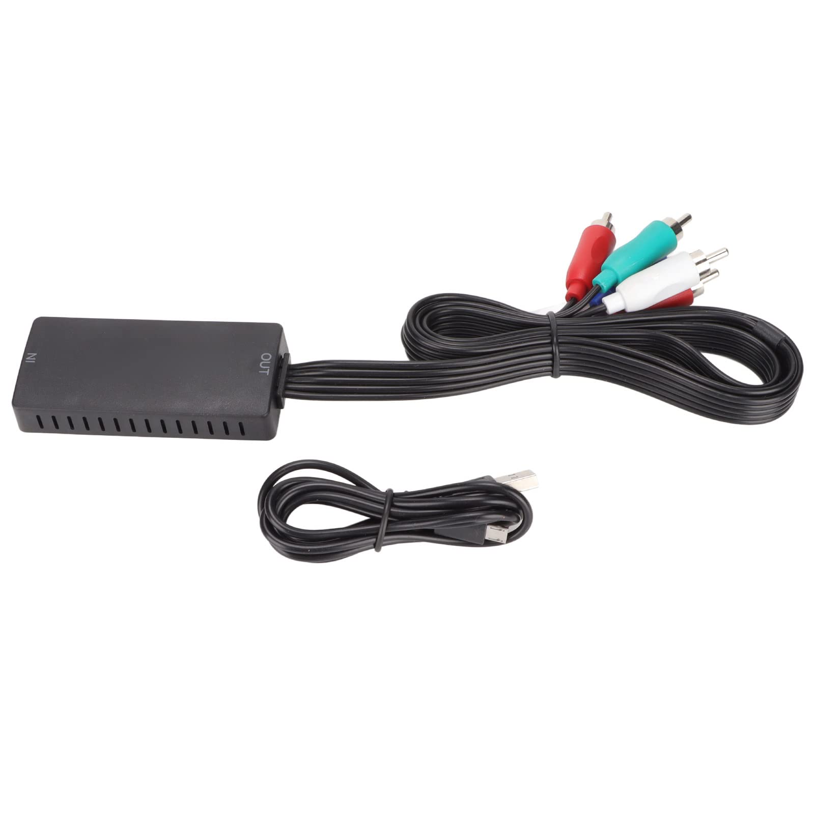 Yoidesu Convertitore da HDMI a YPbPr RGB + Audio R/L, Adattatore Composito Convertitore da HDMI a Componente, Supporto 1080P Compatibile con Lettori Dvd e PC