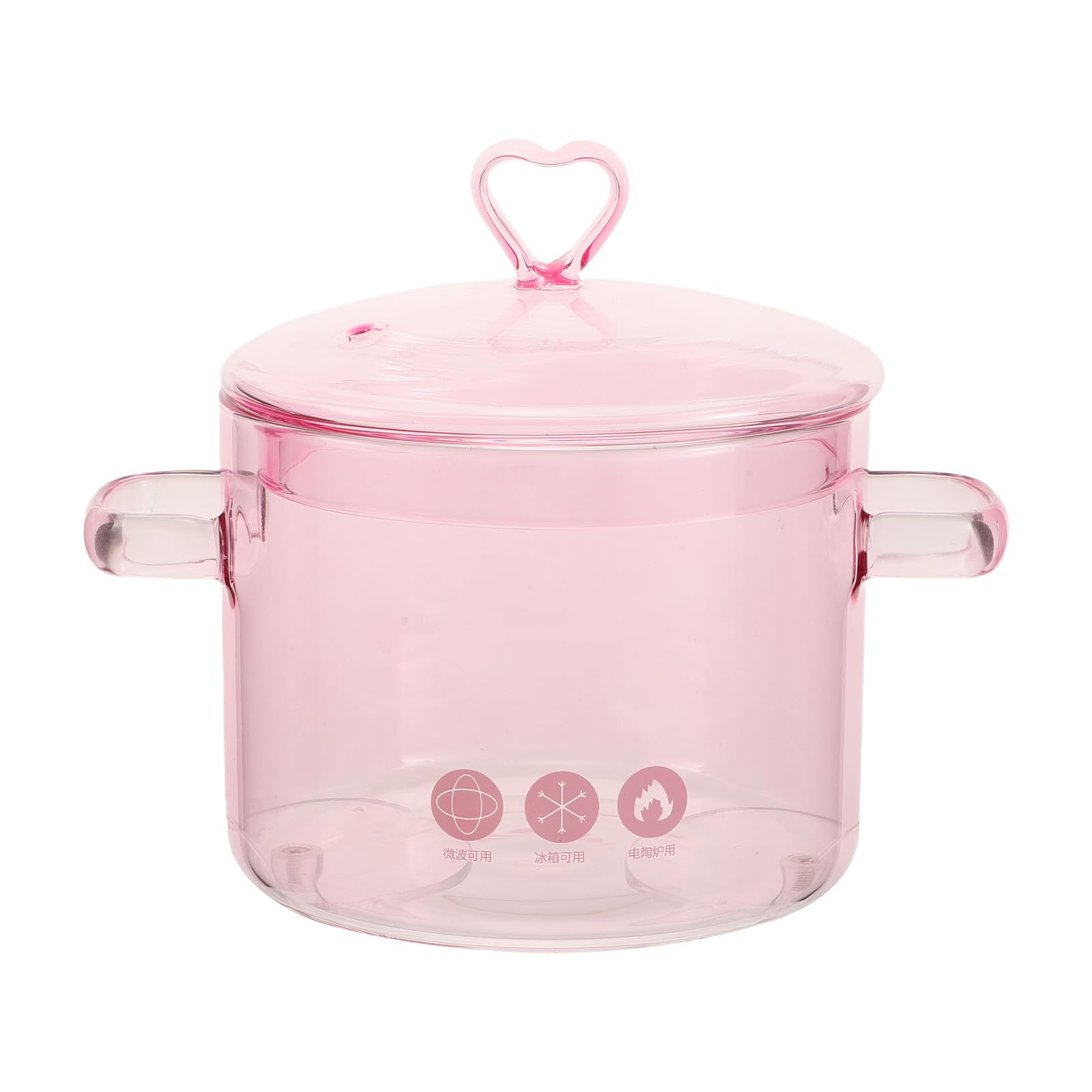 Casserole en verre design cœur de 1,3 L, le cadeau idéal pour amoureux de cuisine
