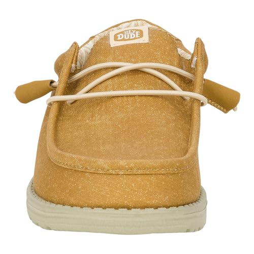 Chaussures pour hommes HEYDUDE baskets légères en toile stretch taille 46 couleur cumin