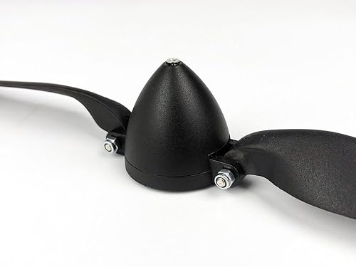 Miniatura 10 de Viloga Hélice plegable RC de 11 × 6 pulgadas con tamaño giratorio D38 × H35 mm, y diámetro del eje del motor 4.0 con plástico de nailon giratorio