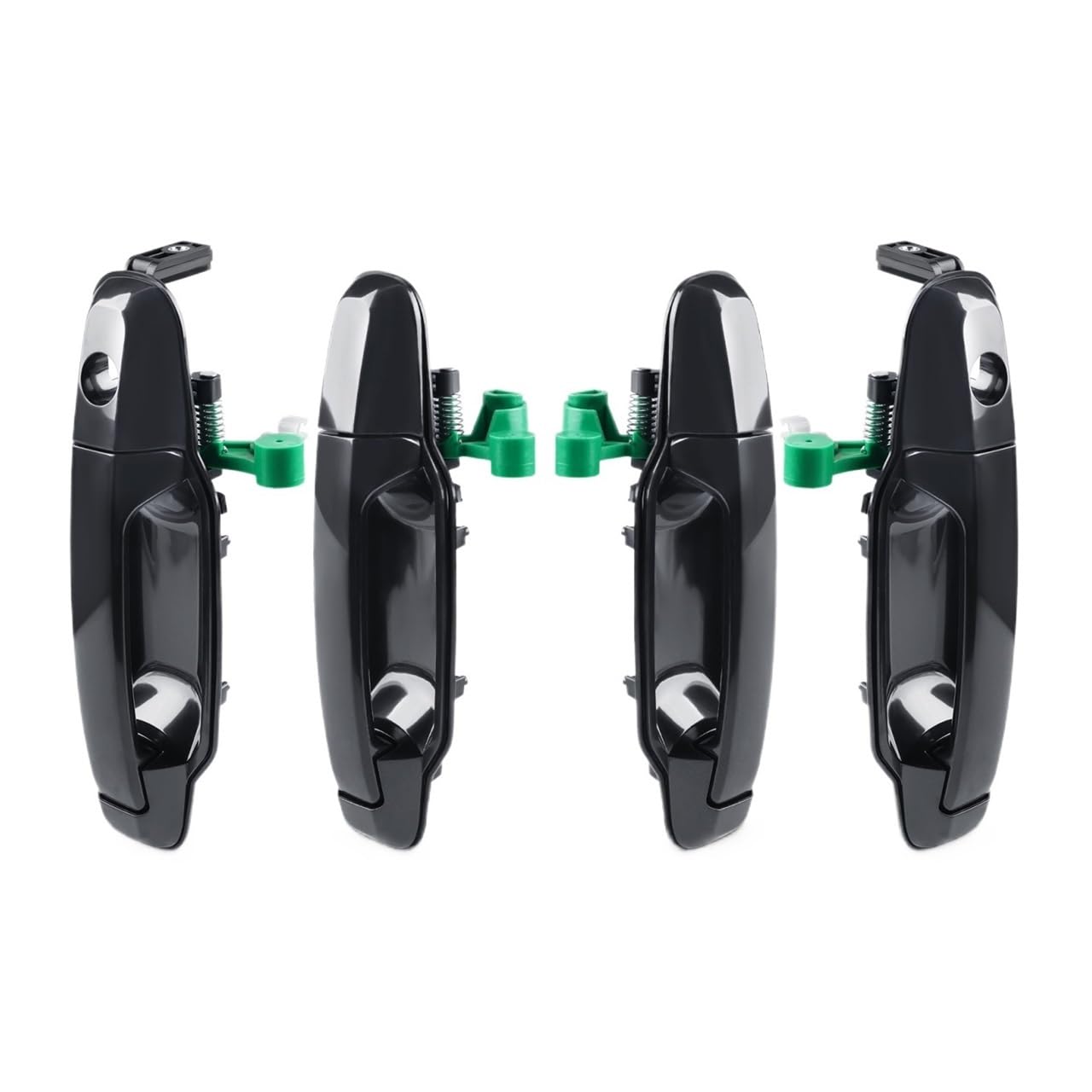 Bikkjbk Color 4Pcs Car Vehicle Door Handle Exterior Door Handles For Sorento 2003-2009 Replaces 82650-3E000 81158 81155 Front Rear Left & Right Outside