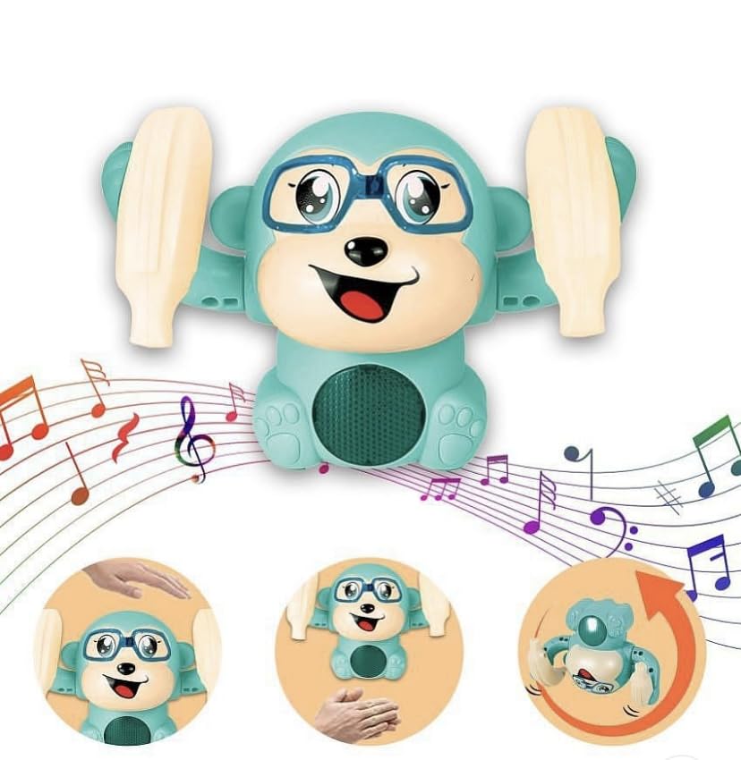 IGen Toys Rolling Banana Monkey Toys with Voice/Touch Sensor, Dancing Monkey Toy for Kids, Rolling Electric Monkey for Children, Tumble Monkey Doll with Sound & Light Effects, Multi Colour (B0D9C27S5P) Amazon Price History, Amazon Price Tracker