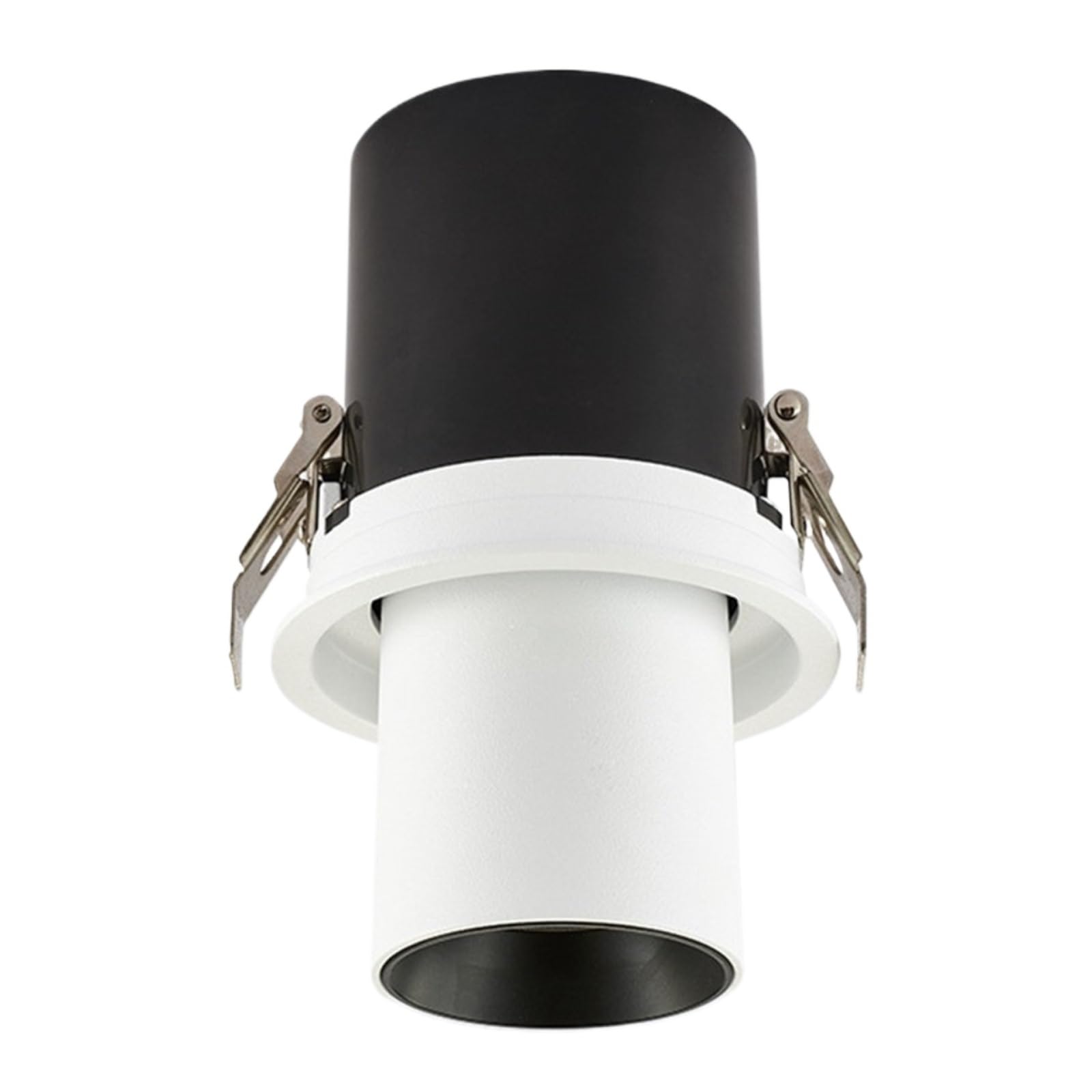 Lampara Focos Techo Giratorio,Luz de Pista LED Foco LED empotrable giratorio de aluminio, 9 W, 12 , 15 , 18 , 20 y 24 , con chip COB, for techo, CA 85-265 V(A,4000K NEUTRAL LIGHT_24W NOT DIMMABLE)