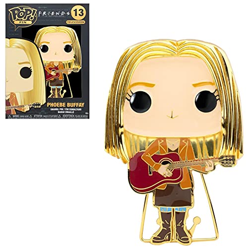 Loungefly Funko POP! Pin De Esmaltes: Friends - Phoebe Buffay Guitar - Broche Imperdible Coleccionable - Para Mochilas & Bolsas - Idea Para Regalo - Mercancía Oficial - Fans De TV