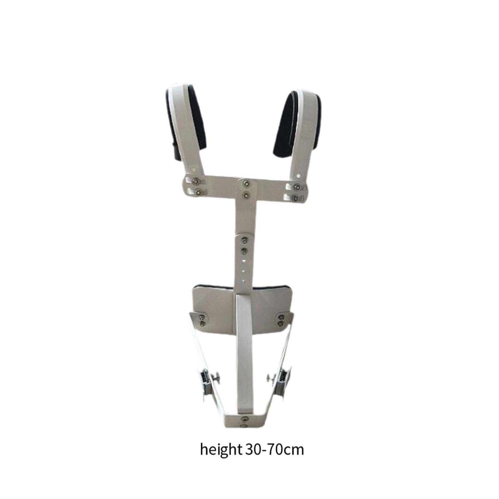 DYNWAVE Snare Drum Carrier Backing Frame Accessories Hold 2 Drum with Shoulder Strap Snare Drum Harness for Practice Performance Show