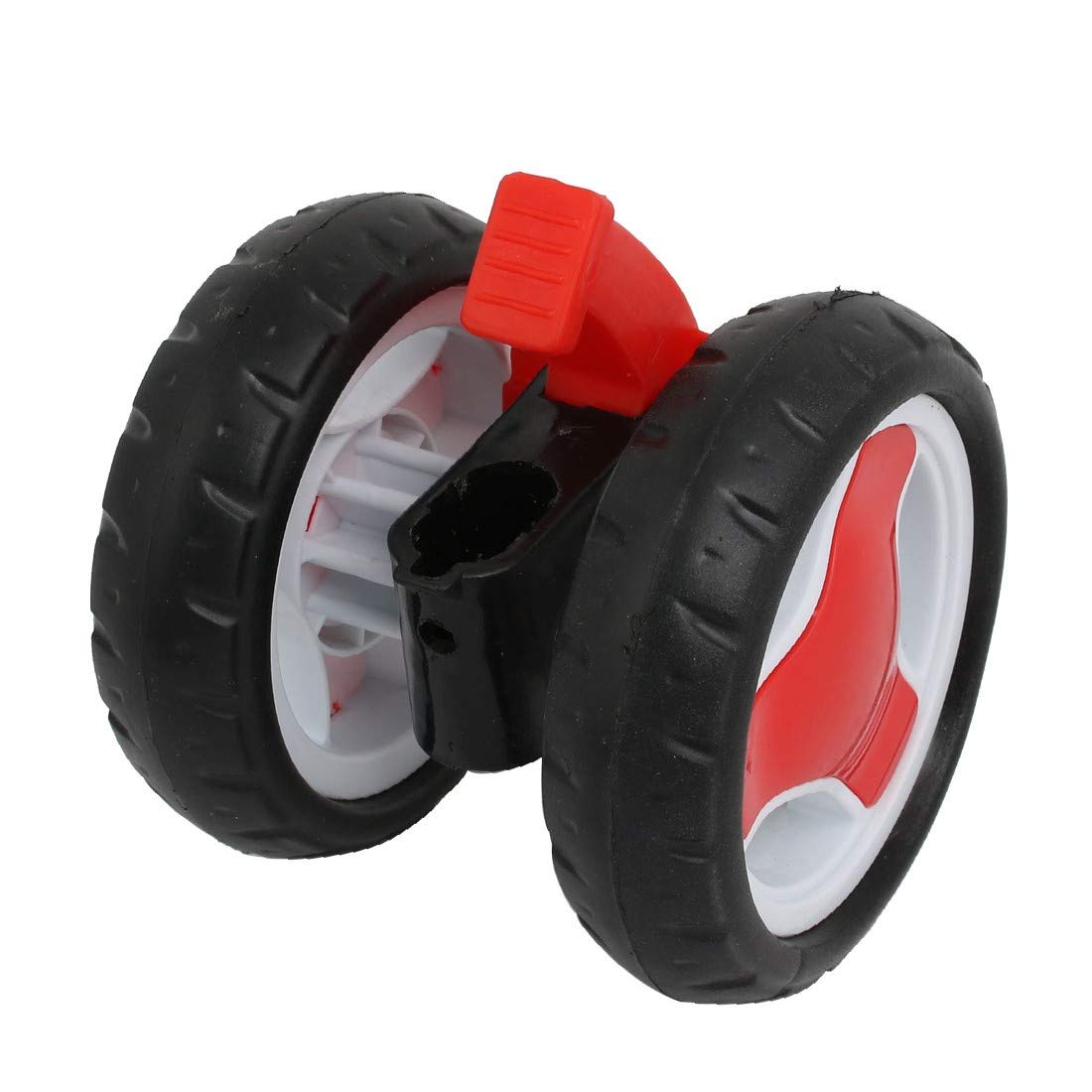 New Lon0167 125mm En vedette Diamètre Frein efficacité fiable Arrière en plastique Poussette Poulie roue 30mm x 16mm Tube(id:d38 f0 f6 52b)
