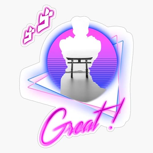 Pegatina de vinilo para parachoques de vinilo con frase en inglés "Vaporwave Synthwave" (5 pulgadas)