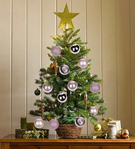 Briful, 25 palline di Natale da 6 cm, decorazioni