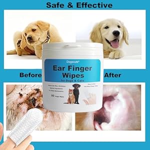 Dog Ear Cleaner Finger Wipes  2 Pack | 100 Count Dog Ear Wipes for Dogs  Cats Gently Remove Ear Wax Dirt  Odor Pet Cleaning Wipes  Cucciolini Doodles Dog ear cleaner finger wipes  2 pack | 100 count dog ear wipes for dogs  cats gently remove ear wax dirt  odor pet cleaning wipes   cucciolini doodles