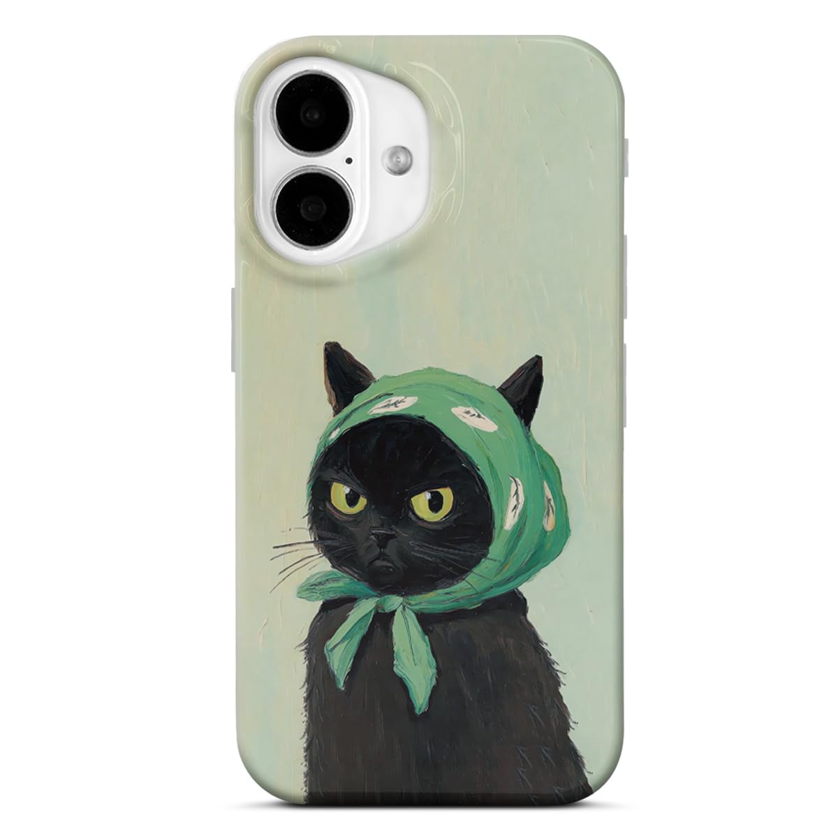 Compatible with iPhone 17 Case Cute Cat Pattern Trendy Black Cat Protective Aesthetic Phone Case Cover for Women