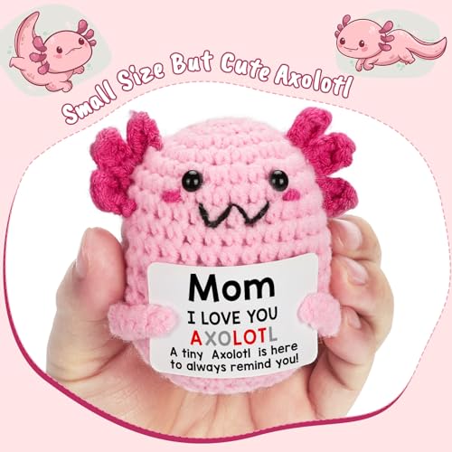Mom-Gift-from-Daughter-Mini-Handmade-Crochet-Axolotl-Gift-for-Mothers-Day-Birthday-Christmas-I-Love-You-Sentimental-Funny-Cute-Small-Unique-Presents-for-Mama-Axolotl-Doll-Gift Mom Gift from Daughter Mini Handmade Crochet Axolotl Gift for Mothers Day Birthday Christmas I Love You Sentimental Funny Cute Small Unique Presents for Mama Axolotl Doll Gift