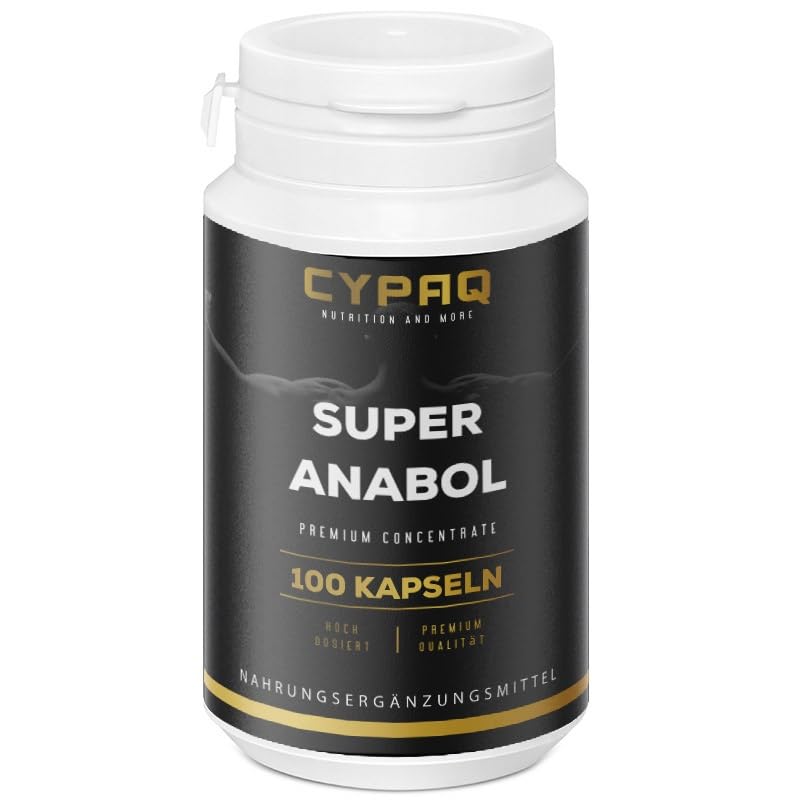 Super Anabol Extrem, Stark - 100 Kapseln/bestes Anabolika/Testosteron/Pre-Workout-Booster Sonderpreis