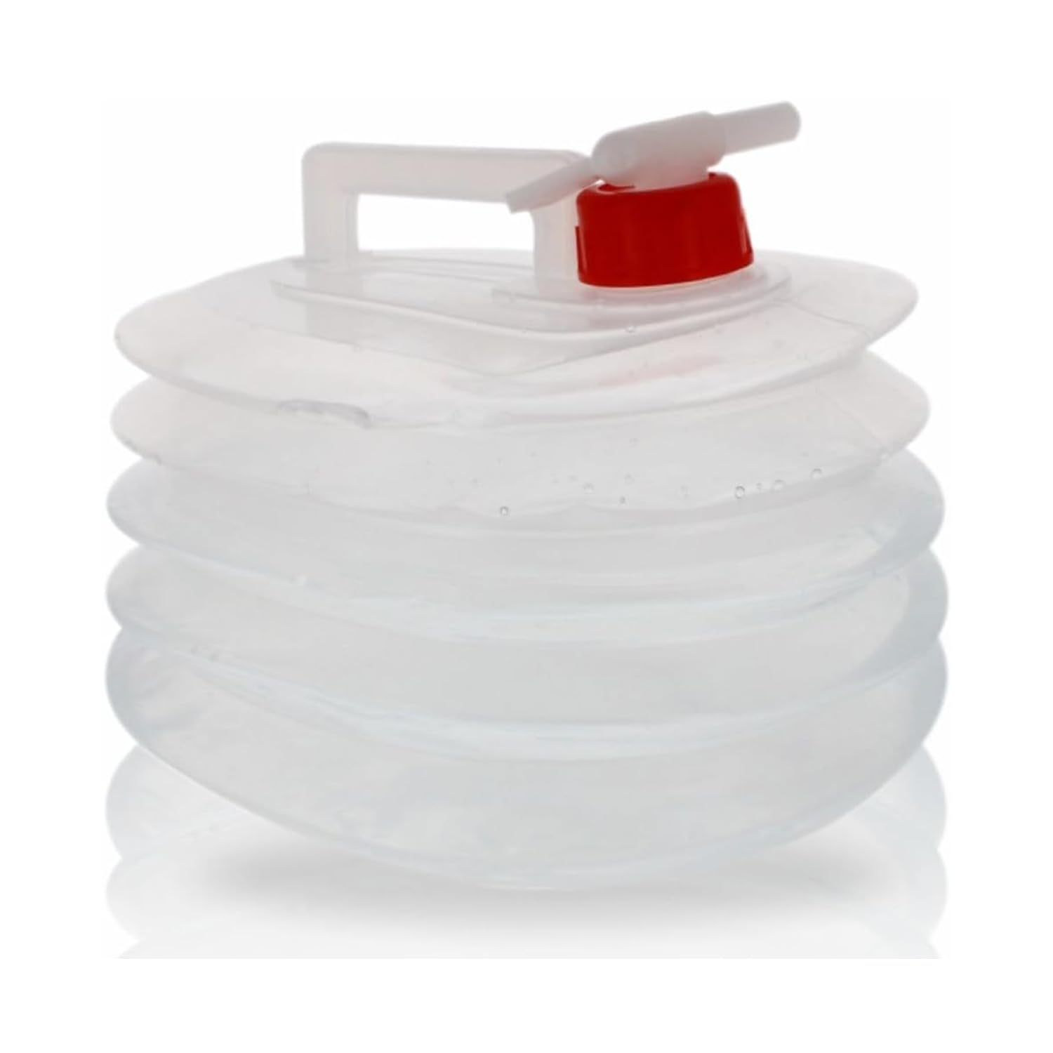 SAFNAJ 5L Collapsible Water Container With Tap BPA Free Food Grade Storage Cube Leakproof Portable Hydration Carrier For Camping Hiking Festivals Fishing And Emergency Preparedness (Pack Of 1)